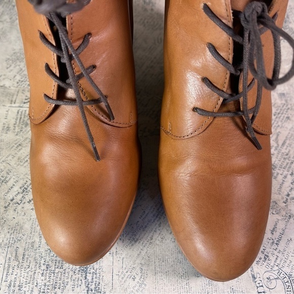 coclico leather lace up wedge booties - Picture 5 of 14